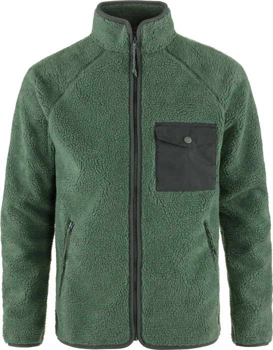 Fjällräven Vardag Pile Fleece Jacke deep patina/iron grey (Herren)
