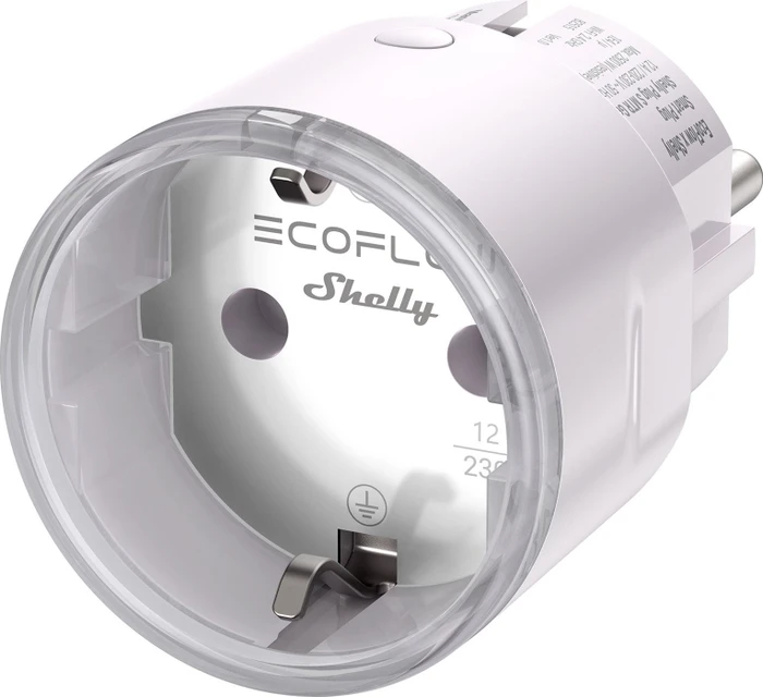 EcoFlow x Shelly Smart Plug 2, weiß, 2500W, Smart-Steckdose