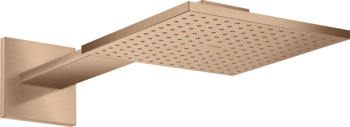 Hansgrohe Axor ShowerSolutions Kopfbrause 250/250 1jet mit Brausearm brushed red gold