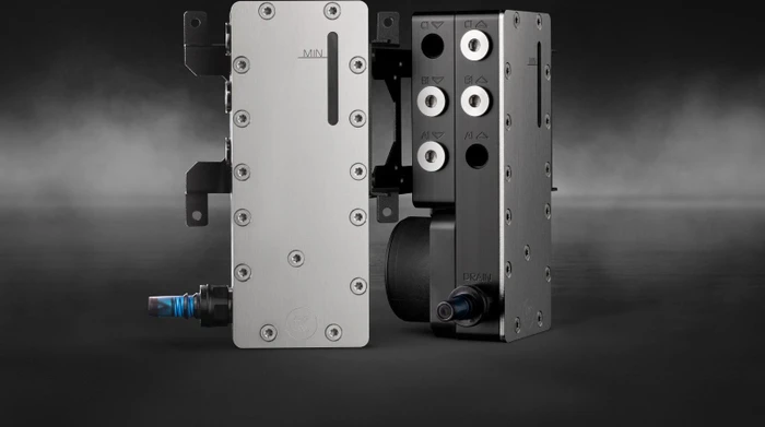 EK Water Blocks EK-Pro Pump Reservoir Manifold X3 D5, Acetal, schwarz, mit Pumpe