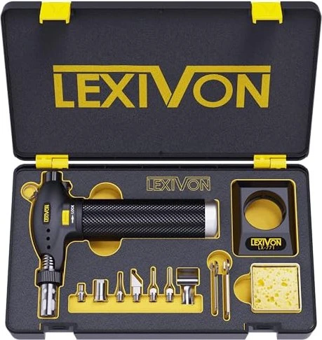 Lexivon LX-771 Gas-Lötlampe inkl. Werkzeugbox + Zubehör