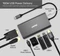 Unitek uHUB 08+ 8-in-1, USB-C 3.0 [Stecker] Vorschaubild
