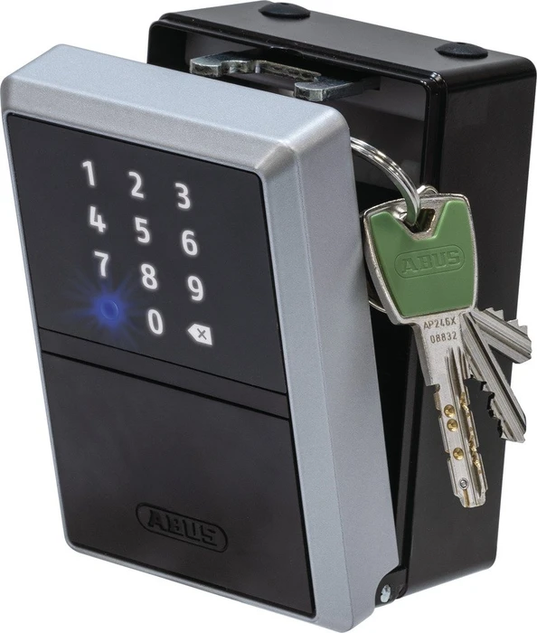 ABUS KeyGarage 787 Smart Bluetooth zur Wandmontage Schlüsselkasten Bluetooth, schwarz/silber