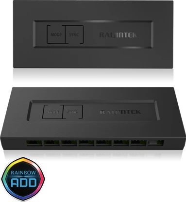 Raijintek RJK 5V DRGB-PWM Control Hub, Licht- und Lüftersteuerung, 16-Kanal