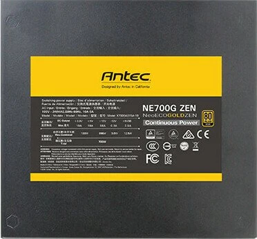 Antec Neo Eco Gold Zen NE700G 700W, ATX 2.4