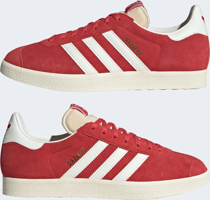 adidas Gazelle glory red/off white/cream white (Herren)