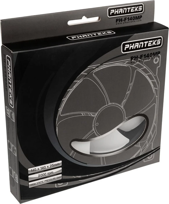 Phanteks PH-F140MP V2, schwarz/weiß, 140mm