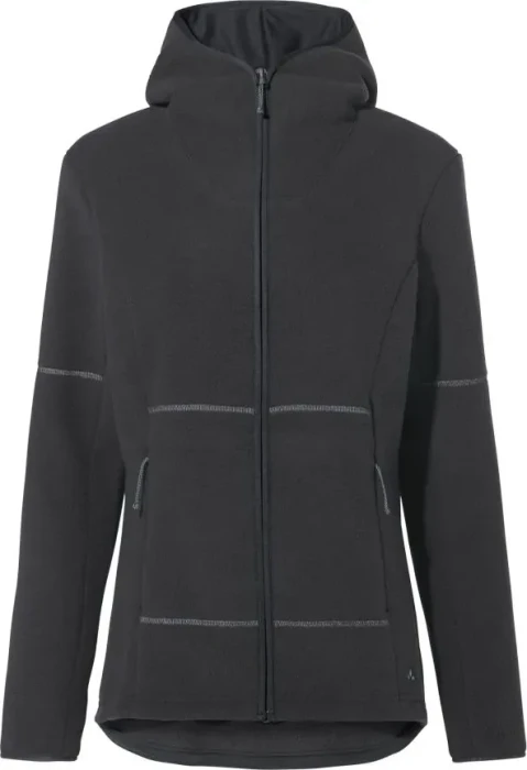 Vaude Neyland II Fleece Hooded Jacke phantom black (Damen)