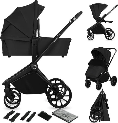 Lionelo Mika Plus 2in1 black onyx