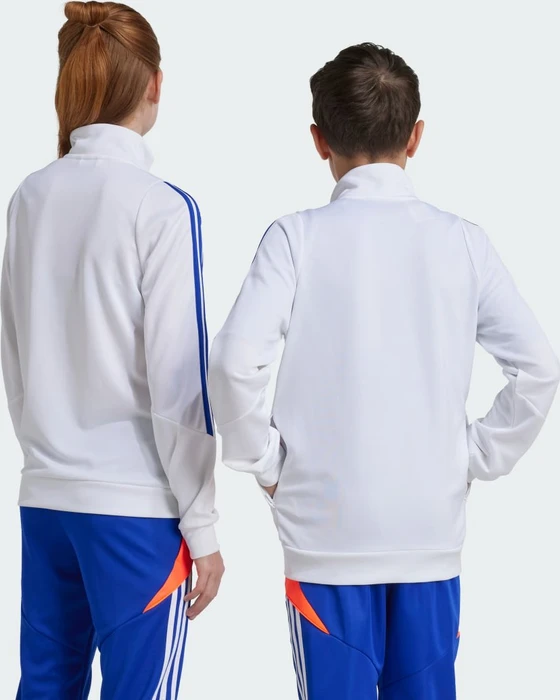adidas Tiro 24 Trainingsjacke white/app solar red/lucid blue (Junior)