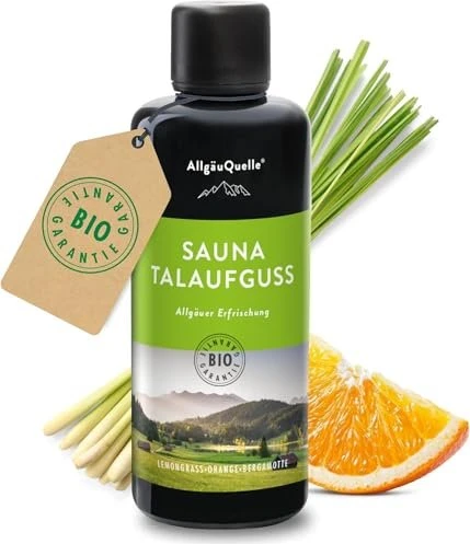 AllgäuQuelle Saunaaufguss Lemongrass Orange Bergamotte, 100ml