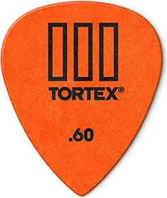 Dunlop Tortex TIII Pick, .60mm, 72-Pack
