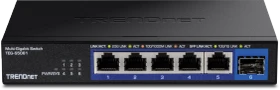 TRENDnet TEG-S Desktop 2.5G Switch, 5x RJ-45, 1x SFP+ (TEG-S5061)