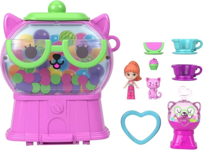 Mattel Polly Pocket - Kaugummi Kätzchen Schatulle