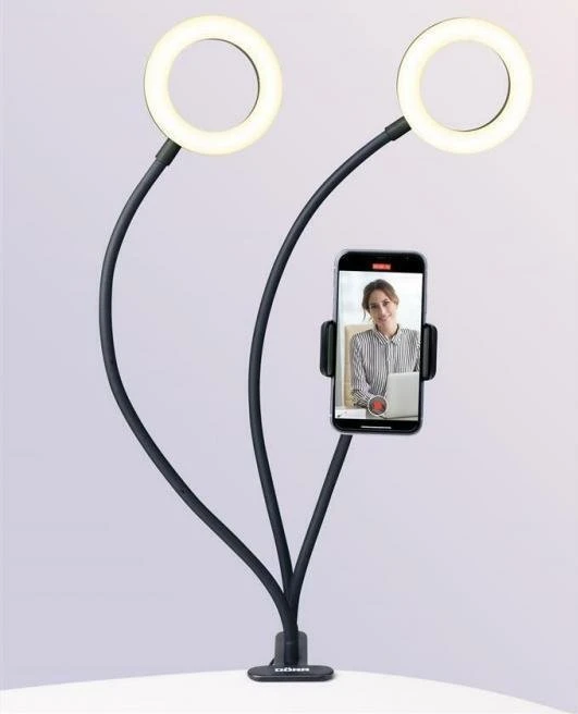 Dörr LED Selfie 2er Ringlicht SLR-12 Bi-Color