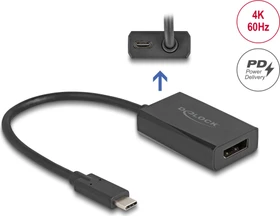 DeLOCK USB-C zu DisplayPort-Adapter 4K mit PD 85W