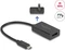 DeLOCK USB-C zu DisplayPort-Adapter 4K mit PD 85W Vorschaubild