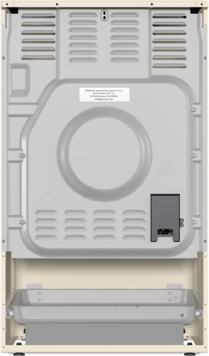 Gorenje GECS5B70CLI Elektroherd mit Glaskeramik-Kochfeld