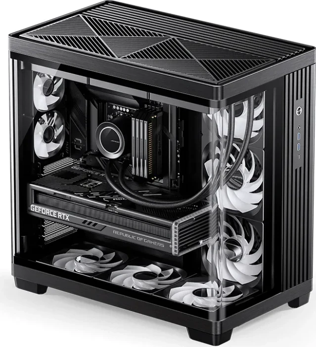 Jonsbo TK-4 Black, Glasfenster