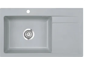 systemceram Stema 86 SL Einbau Becken links titan