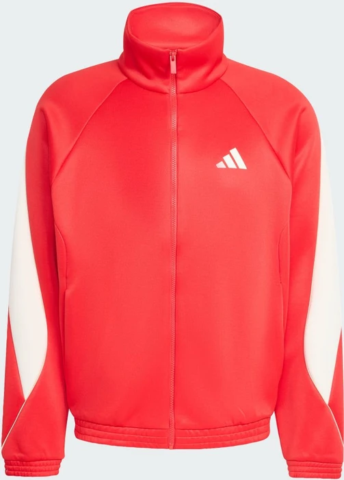 adidas Stadium Trainingsjacke pure ruby/off white/crystal linen (Herren)