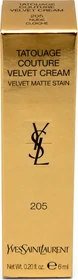 Yves Saint Laurent Tatouage Couture Velvet Cream Lippenstift 205 rouge clique, 6ml