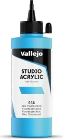 Vallejo Studio Acrylic fluorescent blue, 200ml