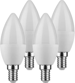 Müller Licht Essentials LED Kerze E14 5.5W/827 warmweiß, 4 Stück