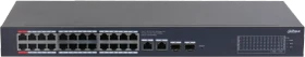 Dahua CS42 Rackmount Gigabit Smart Switch, 24x RJ-45, 2x RJ-45/SFP, 240W PoE++ (CS4228-24GT-240)