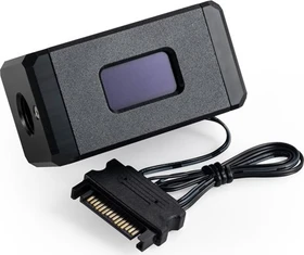 Bitspower Digital Flow Meter Display, 2x G1/4, Durchflusssensor