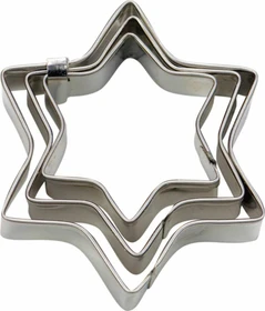Städter Terrassen-Ausstecher Stern Set, 3-tlg.
