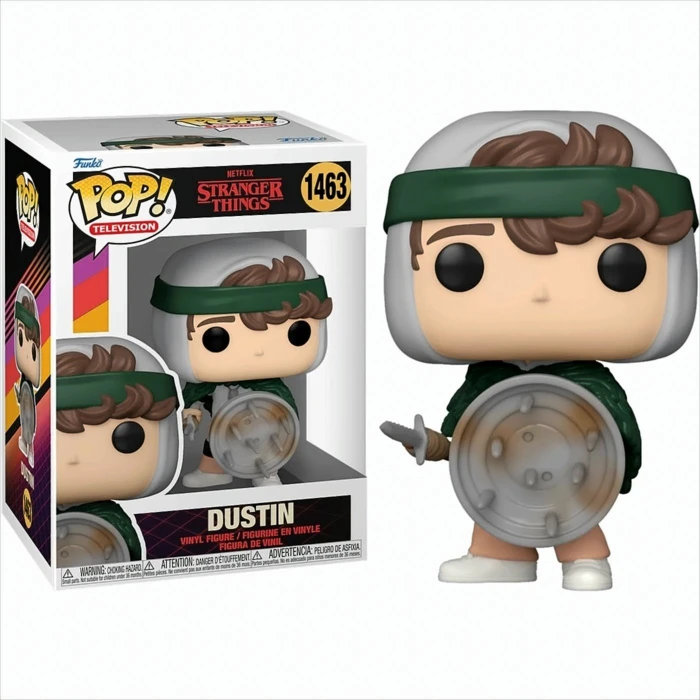 FunKo Pop! Television - Stranger Things - Dustin with Spear and Shield