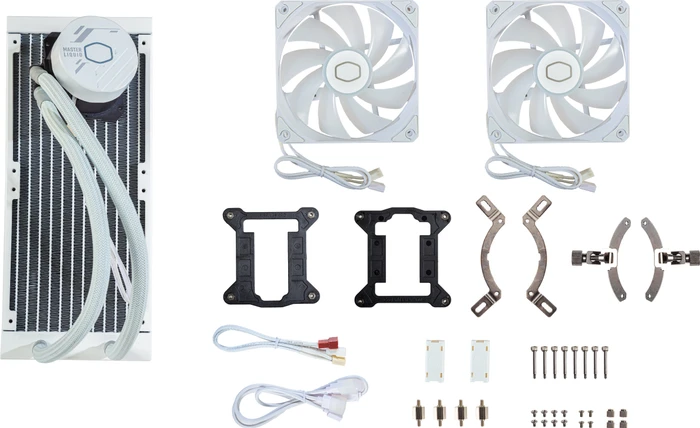 Cooler Master MasterLiquid 240L Core ARGB White, weiß