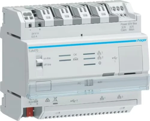 Hager KNX Server domovea expert mit easy/IoT/Acess Gate, 6TE REG
