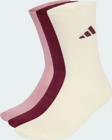 adidas Cushioned Crew Socken maroon/ivory/magic mauve/white, 3 Paare