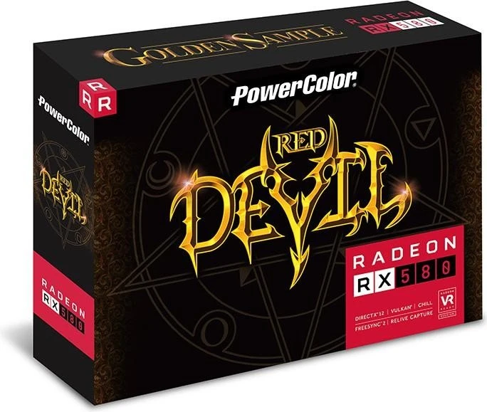 PowerColor Red Devil Radeon RX 580 Golden Sample, 8GB GDDR5, DVI, HDMI, 3x DP