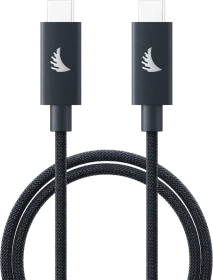 Angelbird USB4 Gen3x2 Kabel Standard, 40Gb/s, 8K60Hz, 100W PD, USB-C Stecker auf USB-C Stecker, grau, 0.32m (UC4SFBG32)
