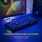 Drevo Calibur V2 TE PC/Mac, LEDs RGB, schwarz, Gaote Outemu BROWN, USB, DE Vorschaubild