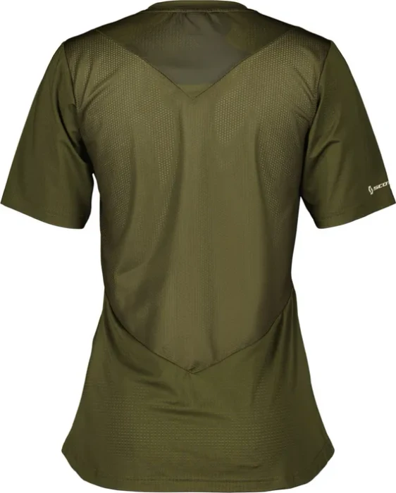Scott Trail Vertic Trikot kurzarm fir green/schwarz (Damen)