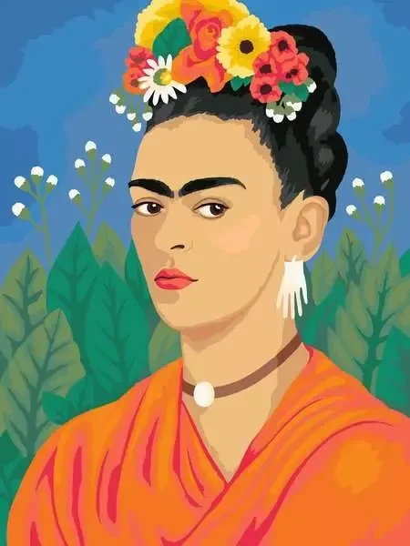 Ravensburger Malen nach Zahlen Leinwand Frida Kahlo