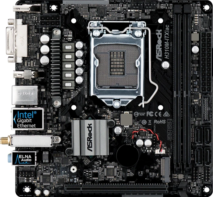 ASRock H310M-ITX/ac (Intel 1151 v2)
