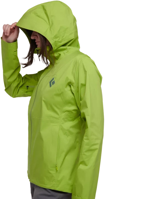 Black Diamond StormLine Stretch Rain Shell Funktionsjacke aloe (Damen)