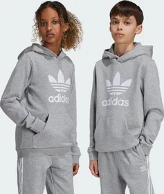 adidas Trefoil Hoodie medium grey heather (Junior)
