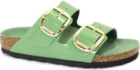 Birkenstock Arizona Big Buckle Naturleder Lack high shine green tea (Damen)