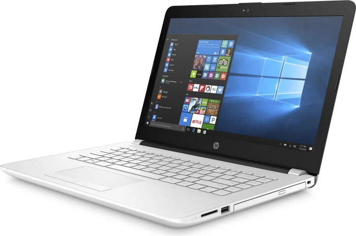 HP Laptop 14-bs032ng, Snow White, Celeron N3060, 4GB RAM, 500GB HDD, DE