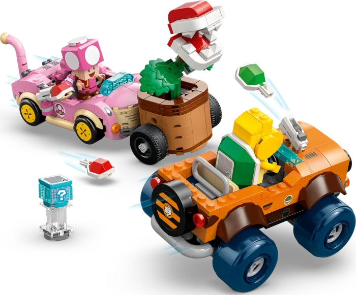 LEGO Super Mario - Mario Kart - Power-Up-Jagd mit Piranha-Pflanzen