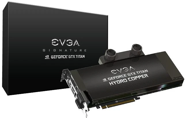 EVGA GeForce GTX Titan SC Hydro Copper Signature, 6GB GDDR5, 2x DVI, HDMI, DP