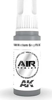 AK-Interactive 3rd Gen Acrylic Colors Air Series medium grey fs36270, 17ml