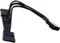NZXT SATA-Stromadapter 4-Pin [IDE] auf 2x 15-Pin [SATA] 20cm, sleeved schwarz Vorschaubild