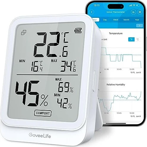 Govee Bluetooth Thermometer mit Hygrosensor Innen, digital
